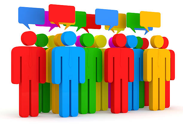istock 3d Illustration of Colorful People on white background 502974341