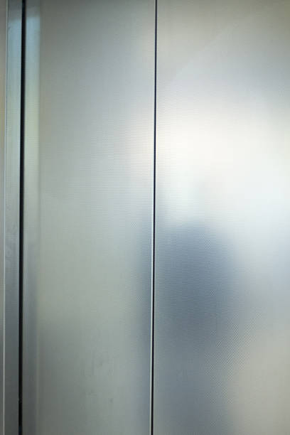istock Metal lift elevator doors 502975418