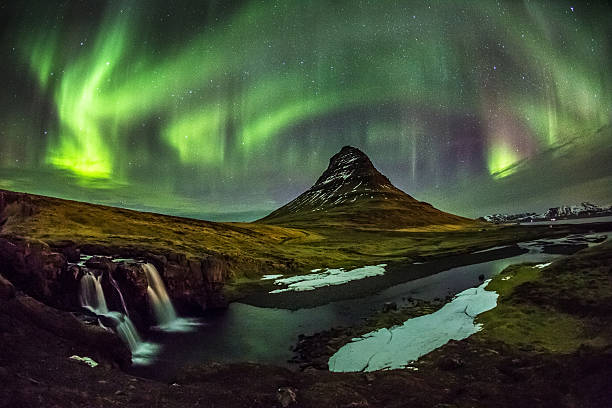 istock Aurora borealis over Mt. Kirkjufell in Iceland 502975745