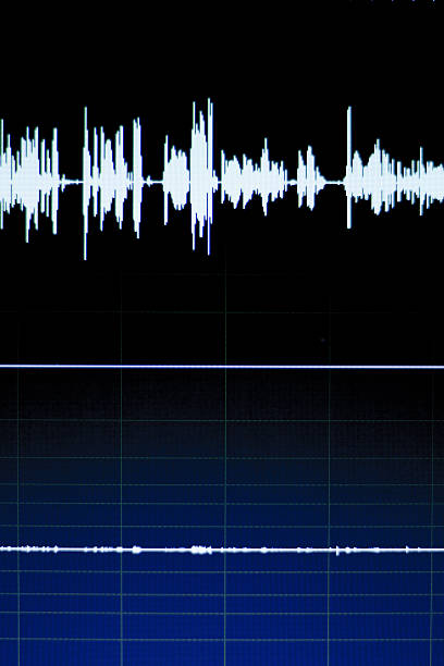 istock Audio studio voice recording sound wave 502976056