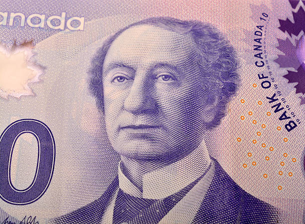 istock Canadian dollar bank note close up 502977606
