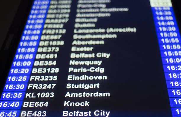 istock Airport departures arrivals board 502977668