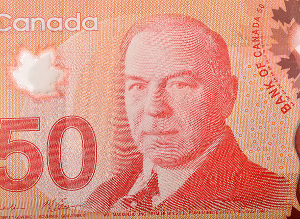 istock Canadian dollar bank note close up 502977850