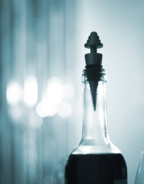 istock White wine bottle in restaurant party 502989148
