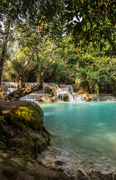 istock Kuang Si waterfall in Laos 502989576