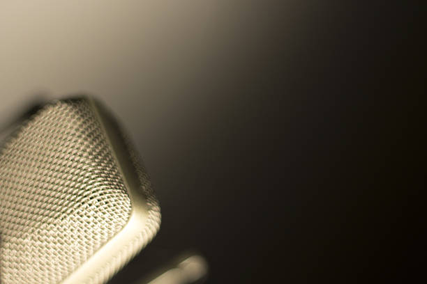 istock Audio recording vocal studio voice microphone 502990728