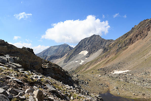 istock Mountain panorama (Kreuzspitze and Zopetspitze) in Hohe Tauern Alps, Austria 502990840