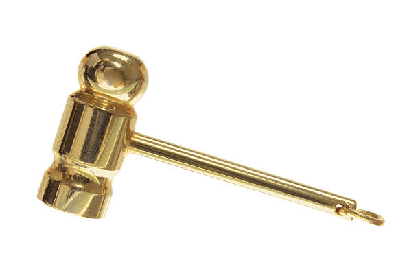 istock Golden Gavel Charm 502991468