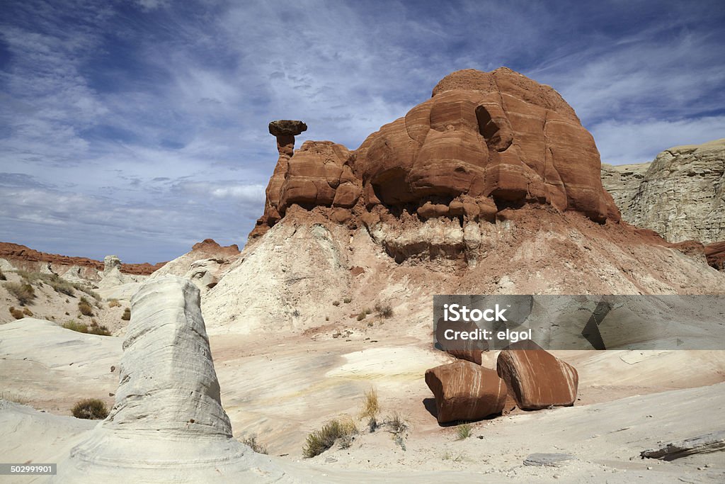 Fungo ombrelliforme formazione rocciosa, Paria, Utah, Stati Uniti - Foto stock royalty-free di Ambientazione esterna