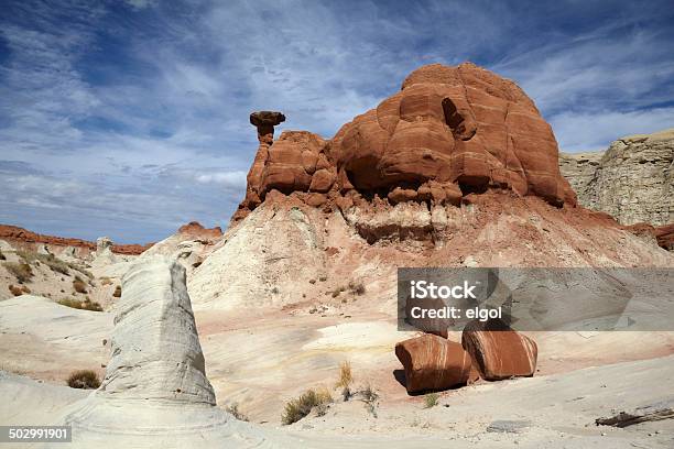 Fungo Ombrelliforme Formazione Rocciosa Paria Utah Stati Uniti - Fotografie stock e altre immagini di Ambientazione esterna