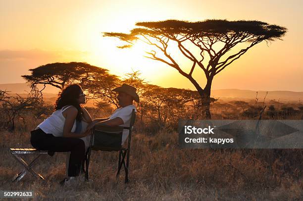 Wedding Couple Stock Photo - Download Image Now - Safari, Tanzania, Honeymoon