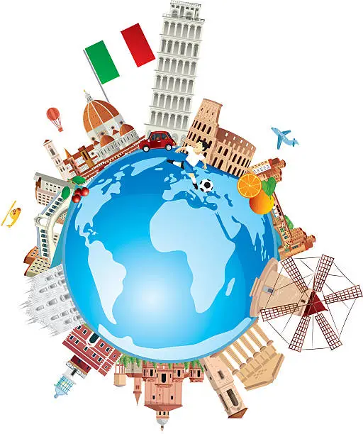 Vector illustration of ItalyTravel