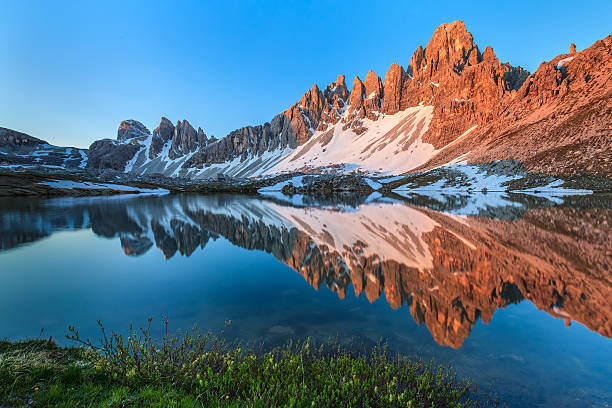 istock Lake Piani. Three Peaks, Italian Dolomites 502993443