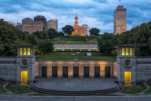 Capitolio de Nashville, Tennessee, 2014 desde el parque Bicentennial Mall photo