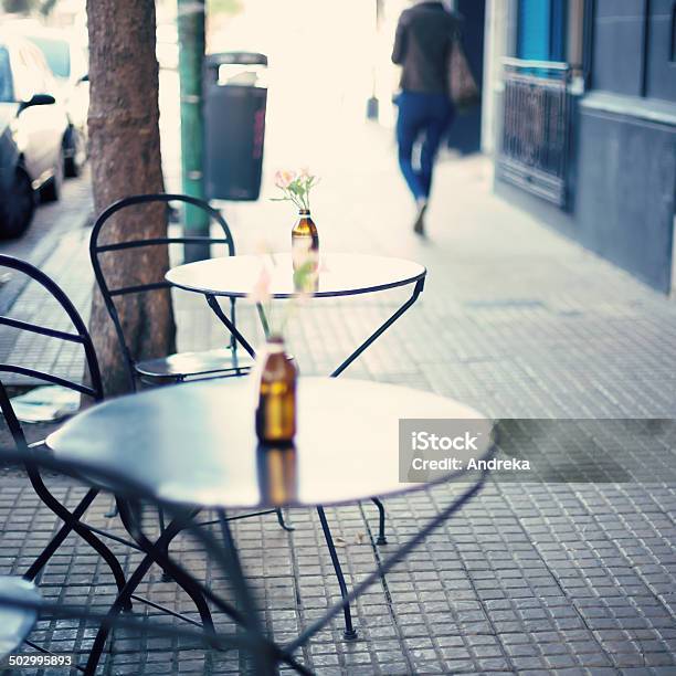 Cafe Tables Stock Photo - Download Image Now - Antique, Art, Art And Craft