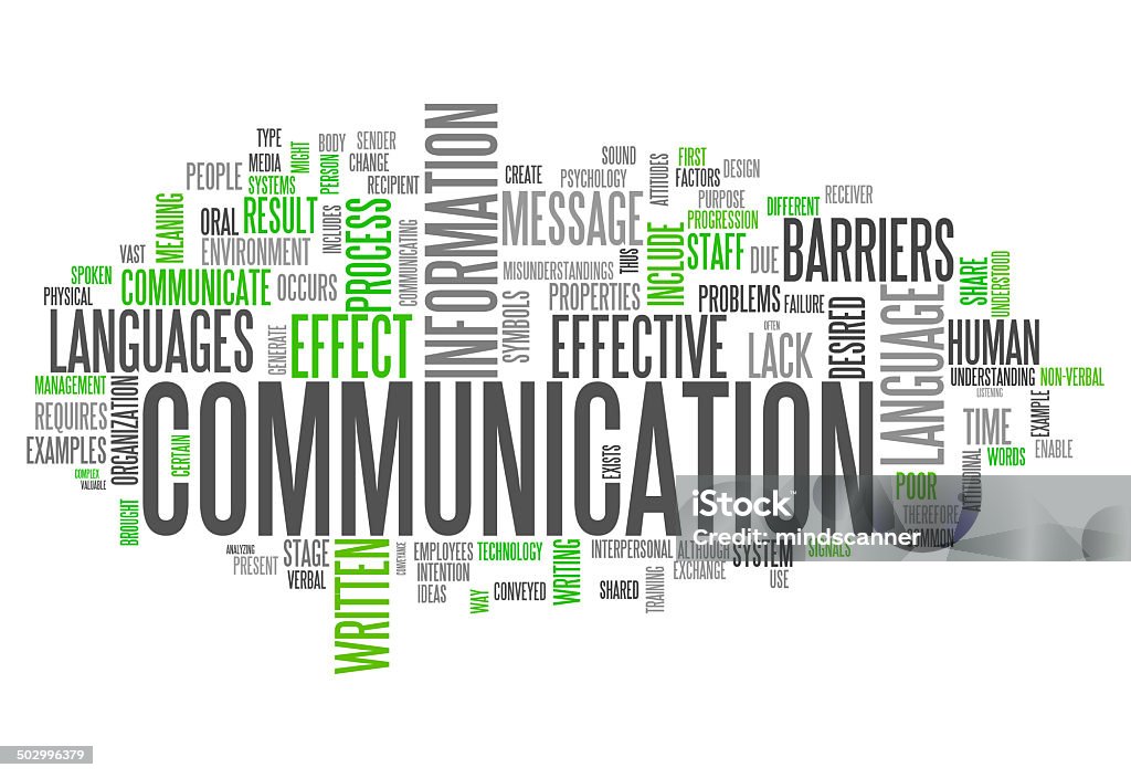 Word Cloud Communication Word Cloud with Communication related tags Communication stock illustration