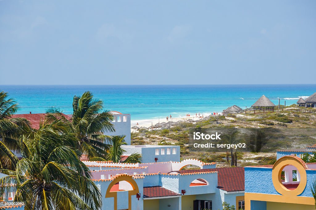 View on hotel, Cayo Largo, Cuba View on hotel , Cayo Largo island. Cuba Cayo District - Belize Stock Photo