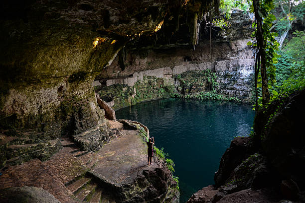 istock Cenote in Yucatan Mexico 503004026