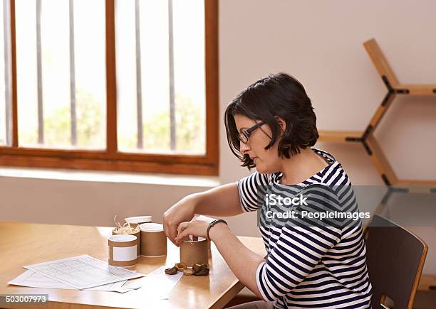 Creative And Recycled Stock Photo - Download Image Now - 30-39 Years, Adjusting, Adult