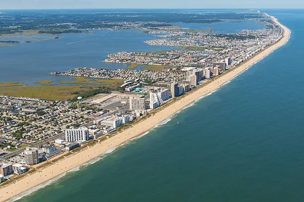 Photo of Aerial view of Ocean City, Maryland