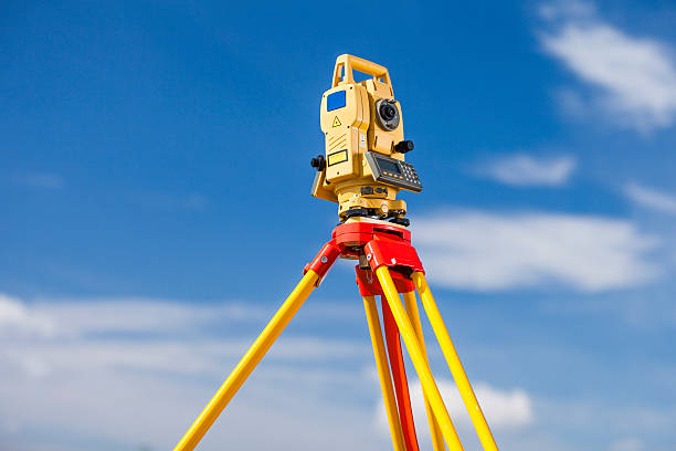 istock Total station - surveyor's equipment 503010941