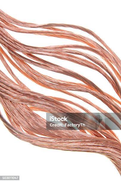 Copper Wires Stock Photo - Download Image Now - Abstract, Business Finance and Industry, Cable