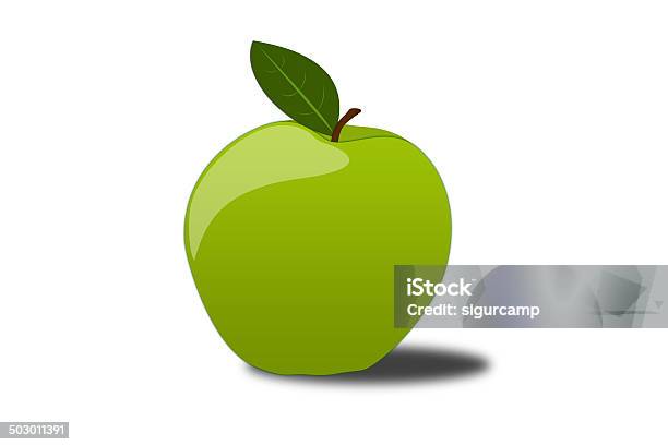 Green Apple Stock Illustration - Download Image Now - Apple - Fruit, Bright, Clip Art