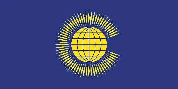Vector illustration of Flag of Commonwealth