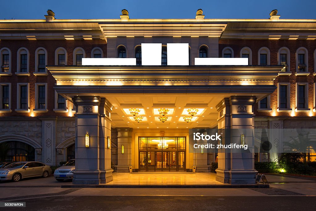 Eingang von Luxushotel - Lizenzfrei Hotel Stock-Foto