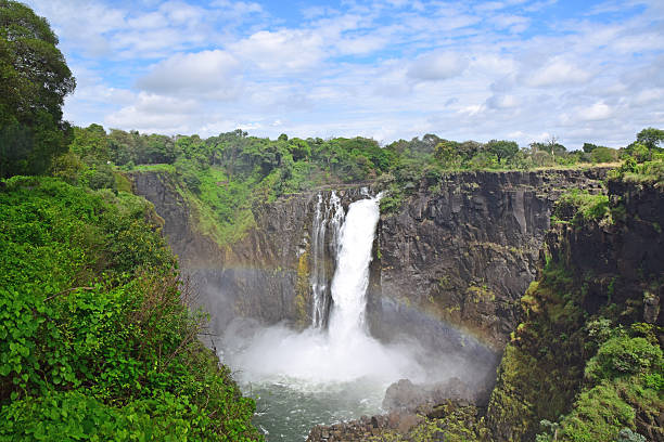 istock Rainbow and Devil's Cataract (Devil's Falls), Victoria Falls, Zimbabwe 503018694