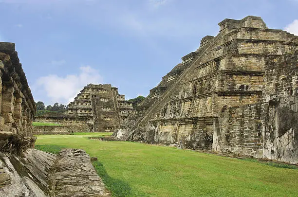 Pyramids of El Tajin archeological zone, Veracruz, Mexico