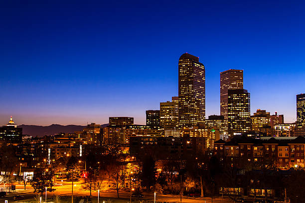 istock Denver Skyline at Blue Hour Mar 2013 503025791