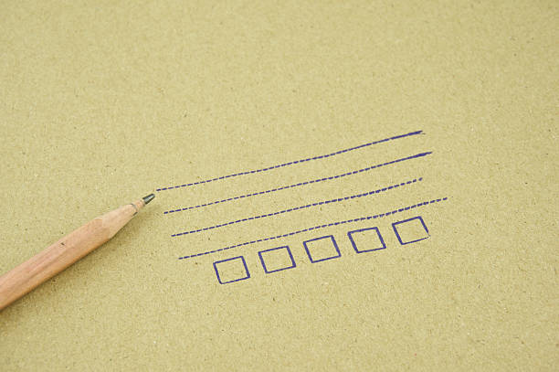 Address form on ancient envelope with pencil vintage style.