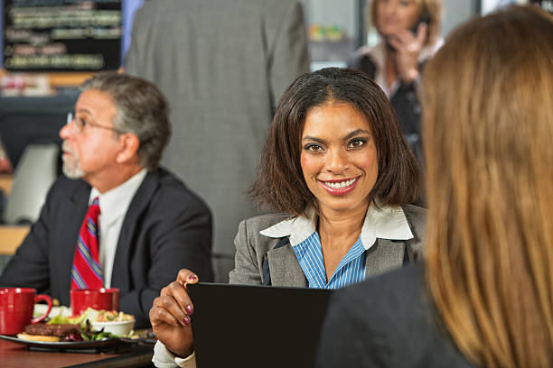 istock Woman in Cafe with Laptop 503026896