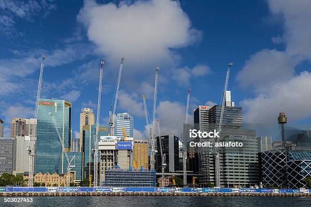 Photo libre de droit de Barangaroo Crown Casino Développement De Site De Construction Sydney Australie banque d'images et plus d'images libres de droit de Australie