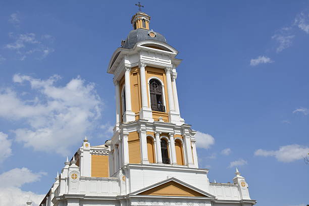 istock Ancient built church in Santiago, Chile 503027784