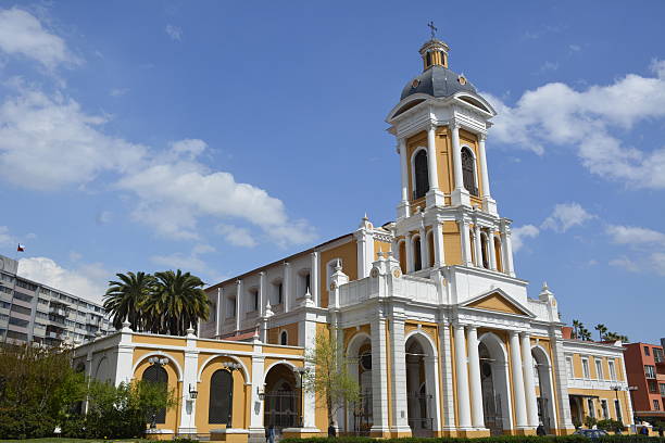istock Ancient built church in Santiago, Chile 503027878