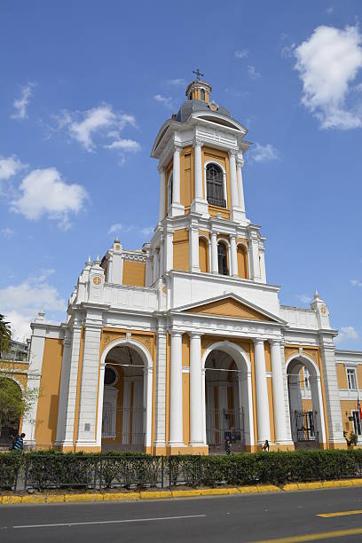 istock Ancient built church in Santiago, Chile 503027982