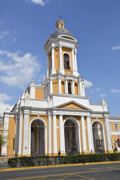 istock Ancient built church in Santiago, Chile 503027998