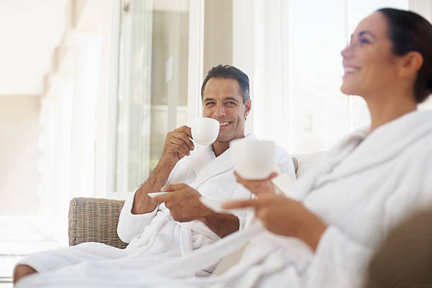 istock Happy to be sharing my spa day with him 503028383