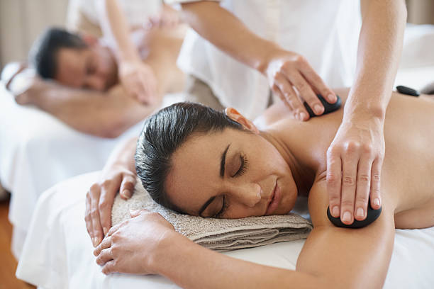 istock Hot stone therapy for deeper muscle relaxation 503028407