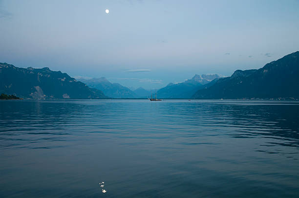 Lake Geneva on a Summer Evening