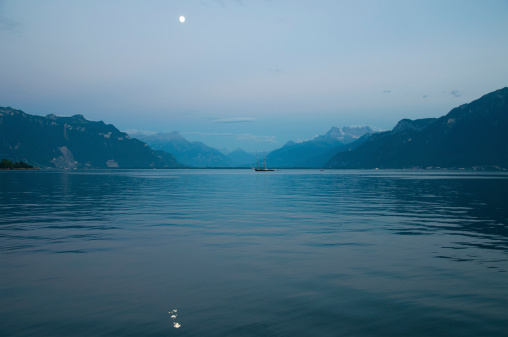 Lake Geneva on a Summer Evening