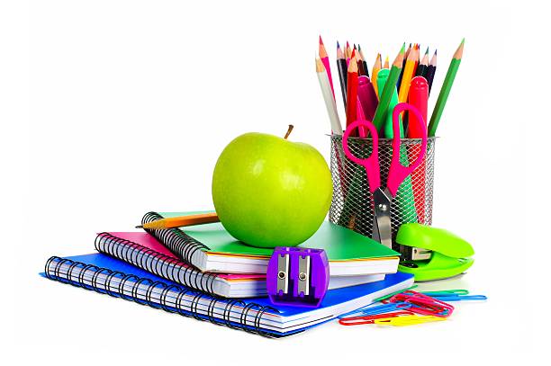 istock Group of school supplies 503028835
