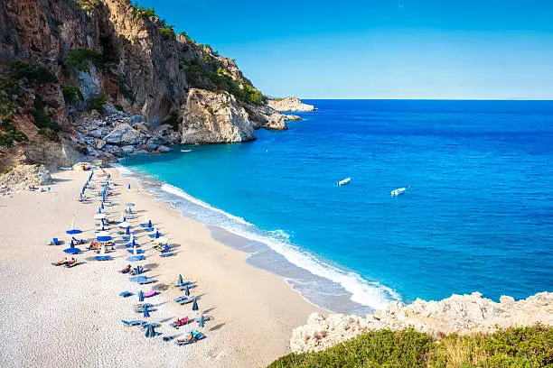 Kyra Panagia Beach - one of the most beautiful beaches on Karpathos Island (Greece).