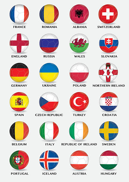 istock football buttons with national flags and ball texture 503029770