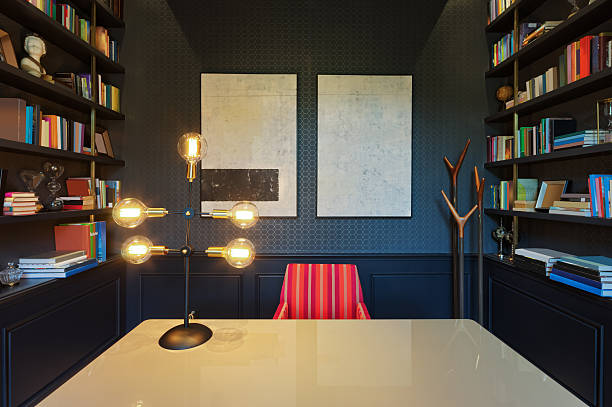 istock interior of modern reading room 503030454