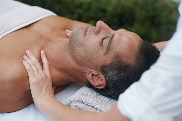 istock Calming hands rubbing his stress away 503037665