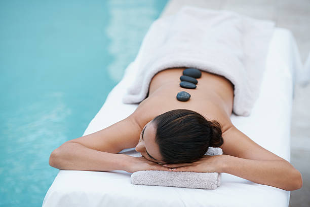 istock Hot stone therapy taking her cares away 503037811