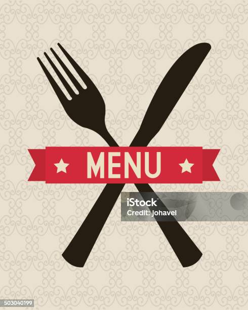 Menu Design Vecteurs libres de droits et plus d'images vectorielles de Aliment - Aliment, Aliments et boissons, Couteau de cuisine